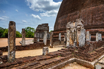 The temples of the ancient city Polonaruwa