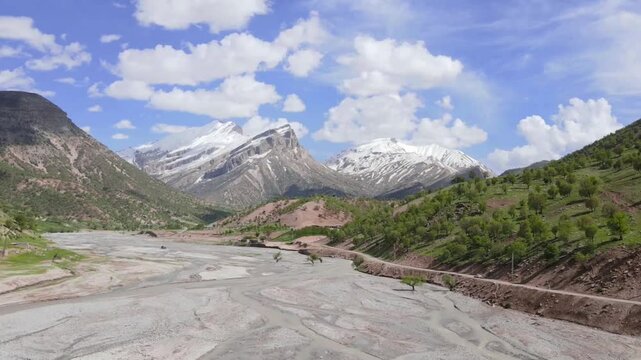 landscape of Lorestan provience mountains