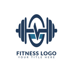 Fitness and Gym Logo Design Vector