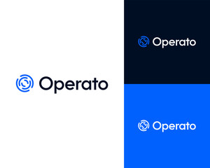 Core Circular Center Circle Central Round Centre Line Abstract Vector Logo Design Illustration