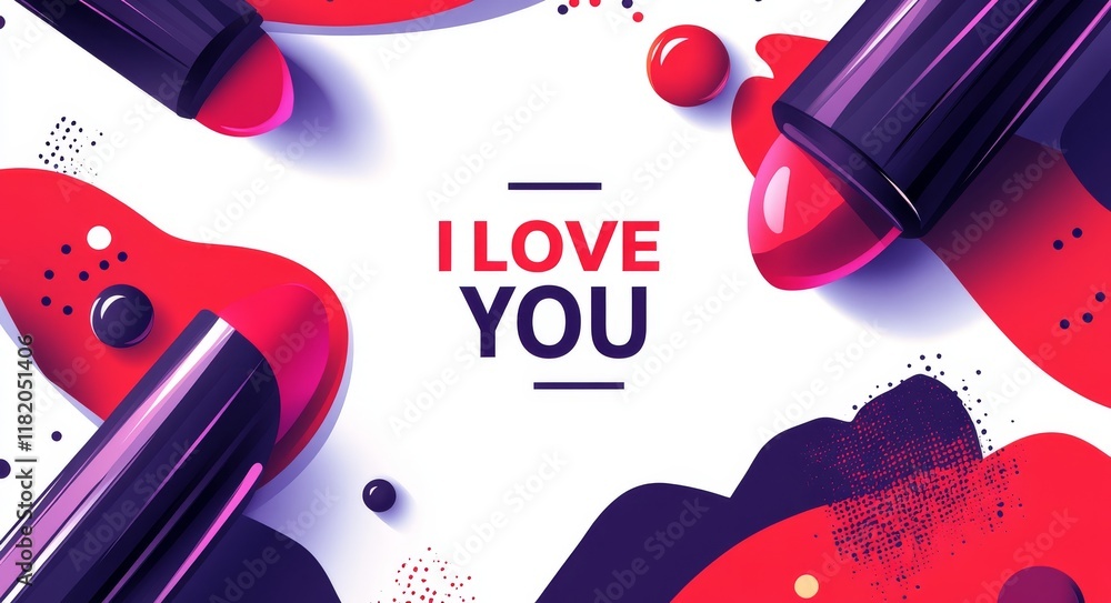 Poster set of 8 elegant seamless patterns featuring hand-drawn decorative hearts and design elements