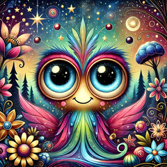 Obraz premium owl in the night