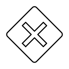 Obraz premium irritant line icon