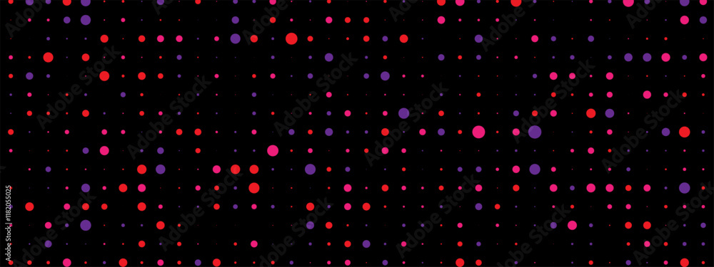 Aufkleber background with dotted texture. polka dot pattern template. digital fading points isolated backgroun
