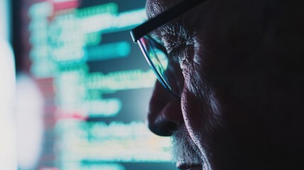 Frustrated developer at computer, facing challenges in coding and debugging, embodies the perseverance and resilience required in the tech industry.