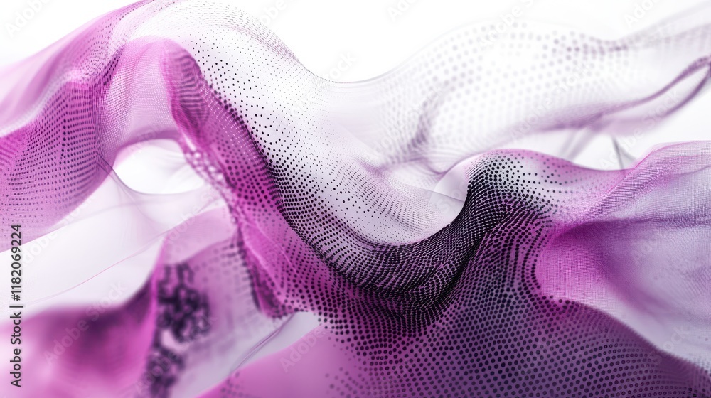 Poster abstract waveforms and geometric patterns on polished background digital art high detail creative en
