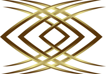 curved line design material with golden brown gradient colors as inspiration for fine and applied arts