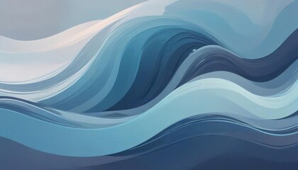 Fototapeta premium Light blue gray curvy shape background illustration hd wallpaper