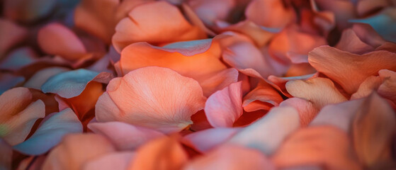 Petals collected for creating fragrant essence in perfume production process