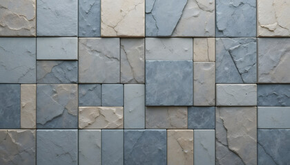 Fototapeta premium wall, stone, pattern, texture, brick, tile, floor, architecture, surface, construction, rock, backdrop, old, design, material, detail, brown, textured, rough, grey, seamless, cobblestone, 