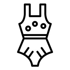 Vector Design Swimsuit Icon Style