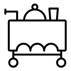 Vector Design Room service Icon Style