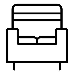 Vector Design Armchair Icon Style