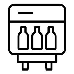 Vector Design Minibar Icon Style