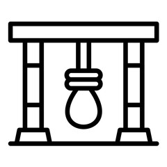 Vector Design Gibbet Icon Style