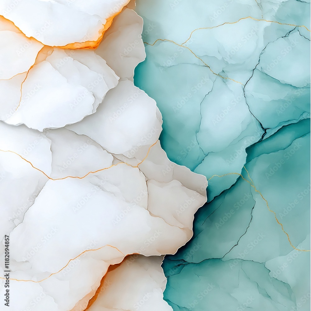 Poster mesmerizing abstract artwork with a dreamlike marble surface featuring soft organic shapes in captiv