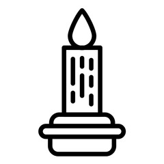 Vector Design Scented Candle Icon Style