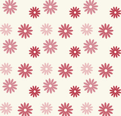 seamless and beautiful flower pattern set