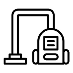Vector Design Vacuum Cleaner Icon Style