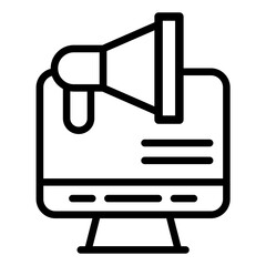 Vector Design Online Marketing Icon Style