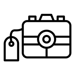 Vector Design Camera Sale Icon Style