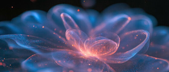 Obraz premium Captivating star trails illuminate the night sky in a mesmerizing long exposure display