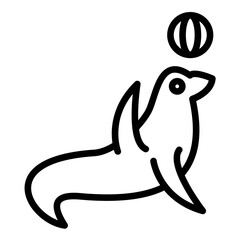 Vector Design Seal Icon Style