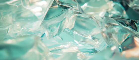 Obraz premium Transparent plastic overlay texture creates a subtle and modern aesthetic