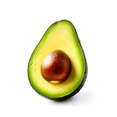 avocado isolated on white background
