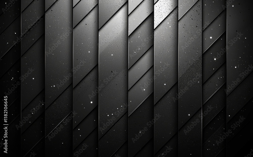 Poster dark deep black background with dynamic abstract diagonal lines. modern creative premium gradient