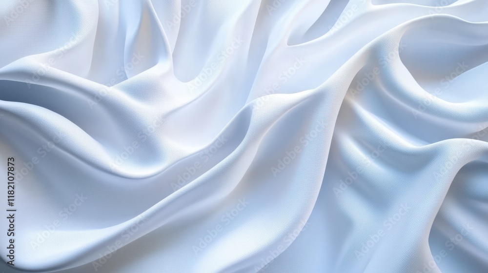 Poster elegant abstract white curved lines for high-resolution branding in smooth textured background