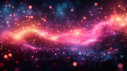 Abstract Dark Backdrop with Soft Purple, Pink, and Blue Blurred Gradient
