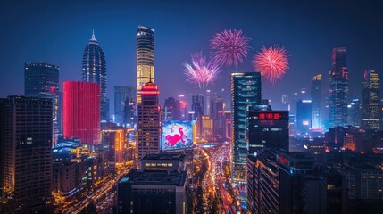 Naklejka premium Chinas new year 2025