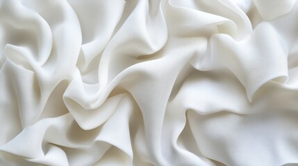 Obraz premium Elegant abstract white fabric patterns for soft textures in seamless design projects