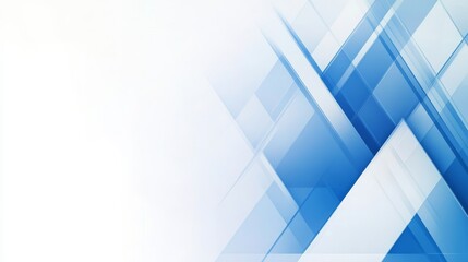 Abstract blue geometric design with layered shapes and gradients for modern visuals.