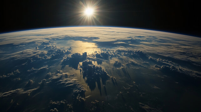 earth sun and space