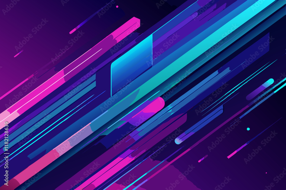 Poster abstract background with lines