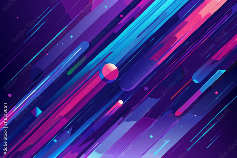Poster abstract background with lines
