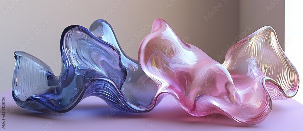Poster the design includes a 3d liquid glass background with multicolored gradient and abstract elements, c