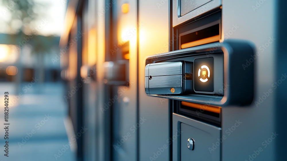 Poster smart iot lockers integrated with 5g technology offer secure connected and efficient storage solutio