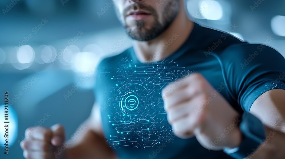Poster iot integrated wearable tech for athletic performance monitoring and optimization advanced sensors a