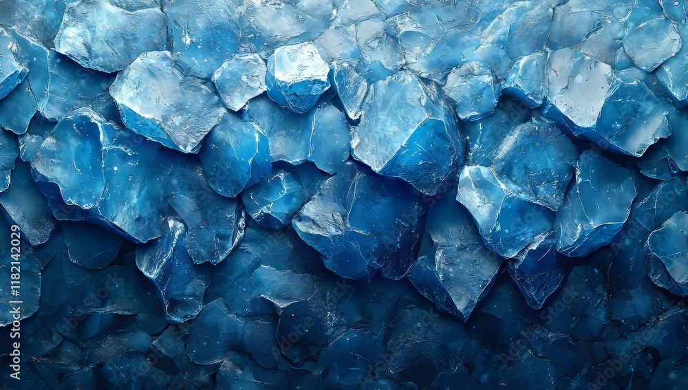Poster an abstract 3d rendering of the molecular structure of water bubbles