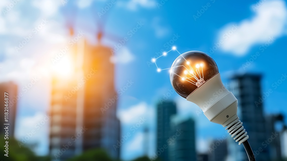 Poster innovative smart iot enabled energy meters transmitting real time data to optimize sustainable power