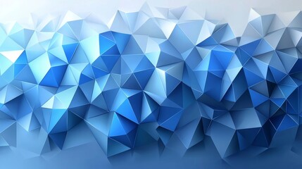 Obraz premium An abstract background featuring triangles and geometric squares with a light blue, seamless retro pattern of geometric shapes