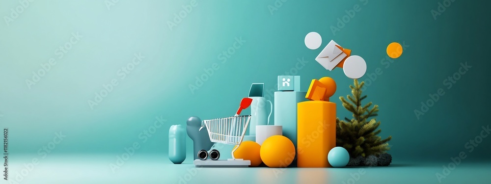 Poster a depicting the frequency distribution of consumer spending habits showcasing patterns and trends in