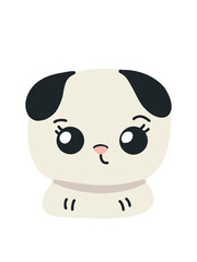 Naklejka premium cute cartoon kitten illustration