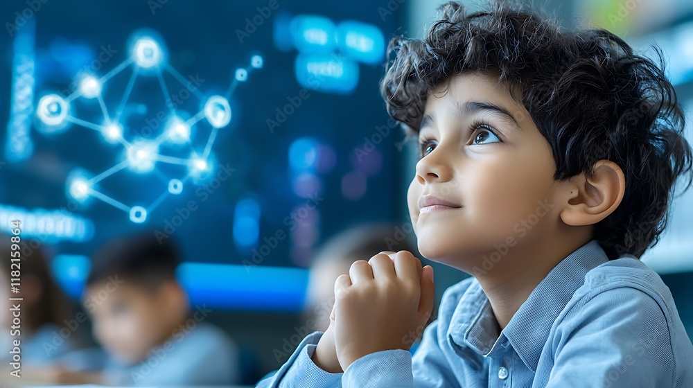 Poster 5g enabled smart classroom powering interactive digital learning experiences innovative technology t