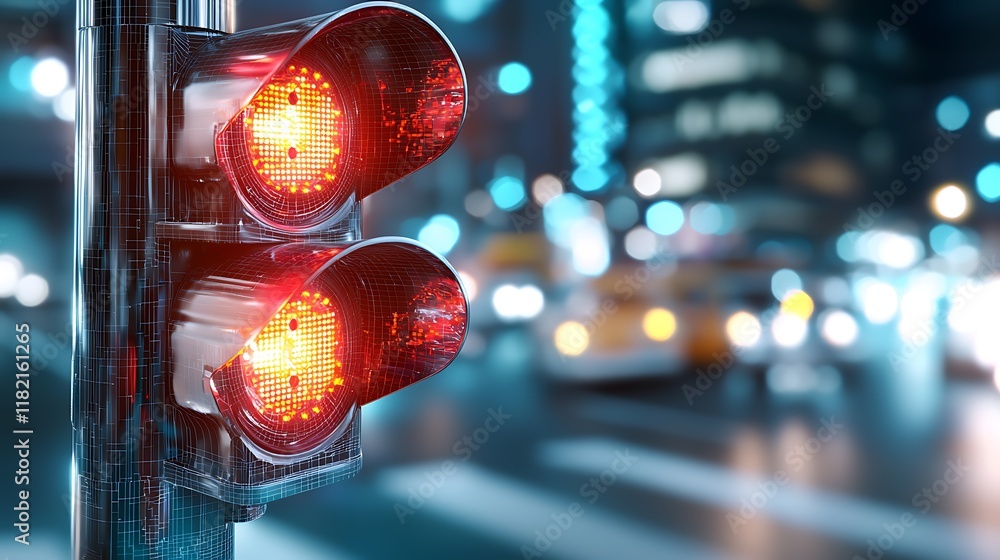 Poster intelligent traffic lights utilizing 5g technology to dynamically adapt and control urban mobility f