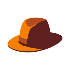 orange cowboy hat