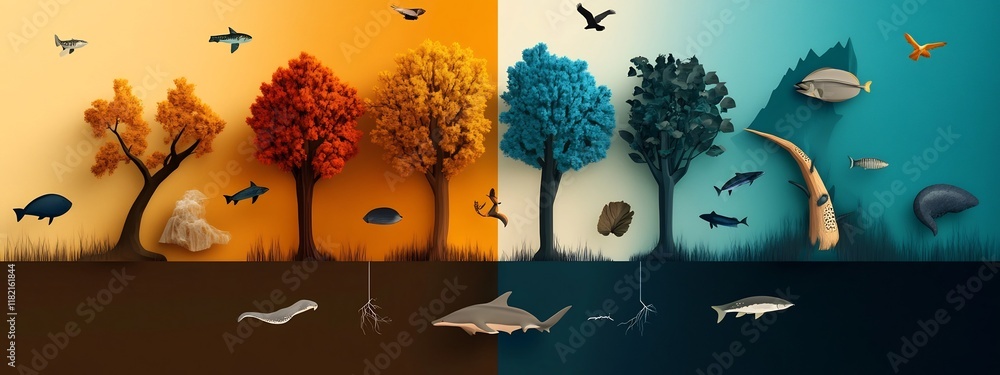 Poster this striking presents an diagram that showcases the cyclical transformation and frequency of occurr